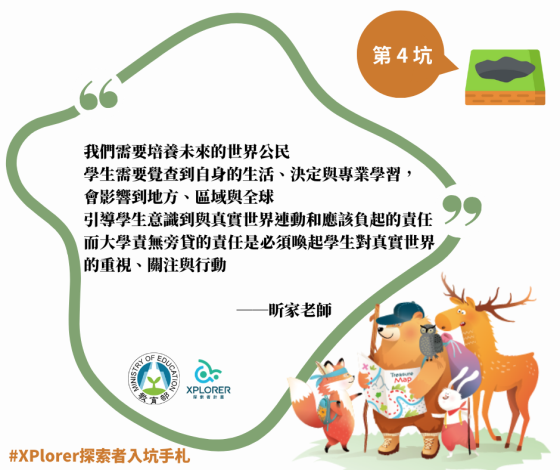 【第四坑】如何發展大學優勢呼應永續發展目標（SDGs）精神？／何昕家老師