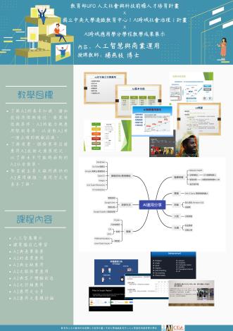 8.中央通識｜課程海報-【AI跨域應用學分學程】人工智慧與商業運用