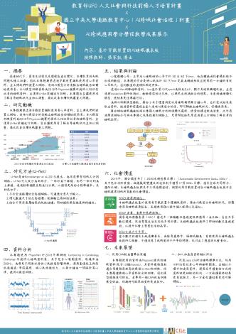 9.中央通識｜學生專題發表-【AI跨域應用學分學程】基於穿戴裝置的AI睡眠儀表板